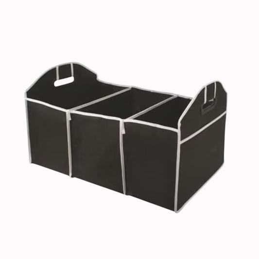 Foldable Car Trunk Organizer with Multiple Compartments